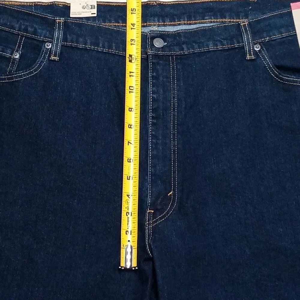 NWT Levis 550 Jeans Size 48x29 Relaxed Tapered Mid Rise Stretch Denim